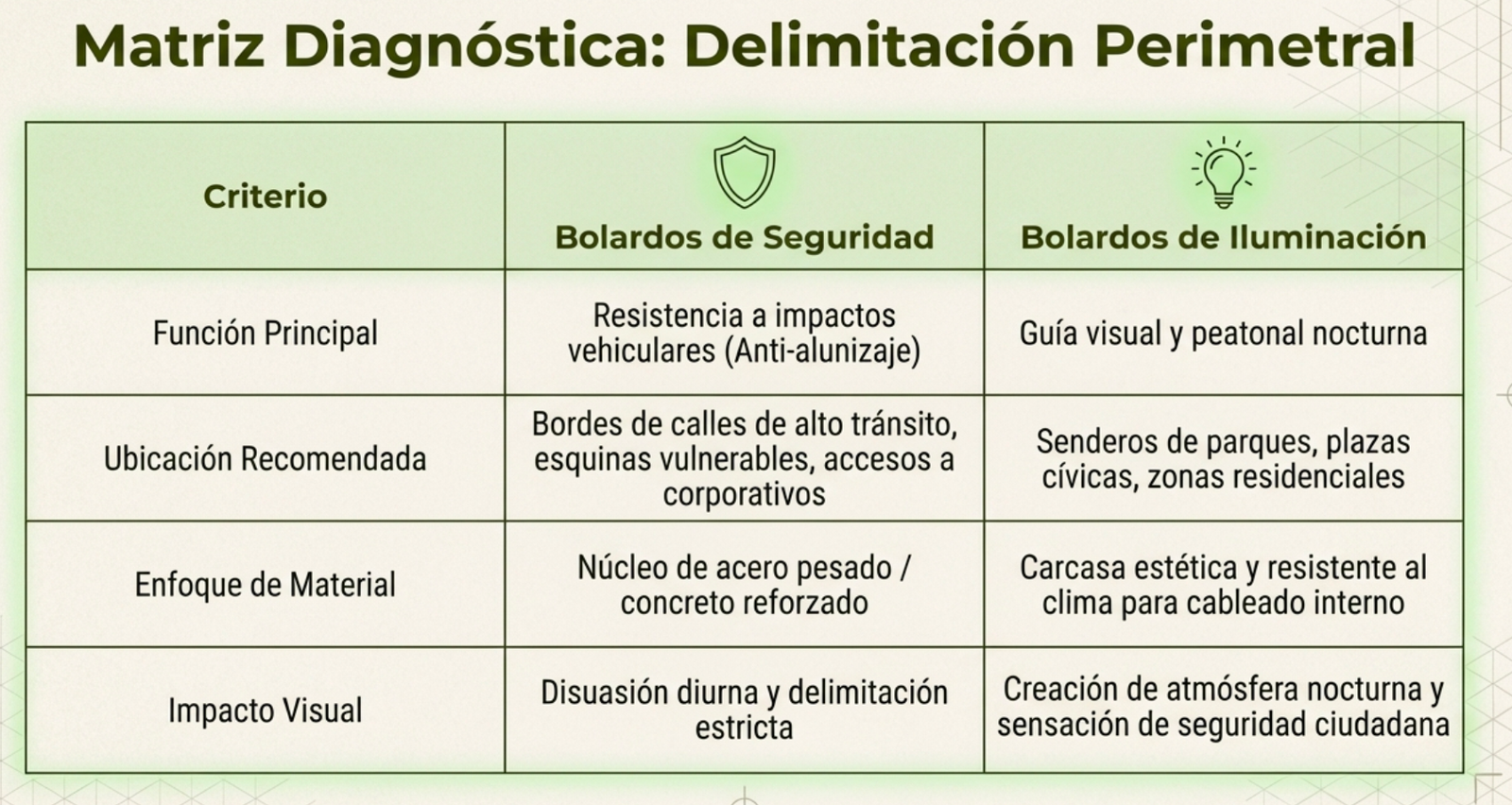 Delimitación Perimetral